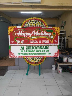 Papan Bunga di Tanah Abang Jakarta Pusat